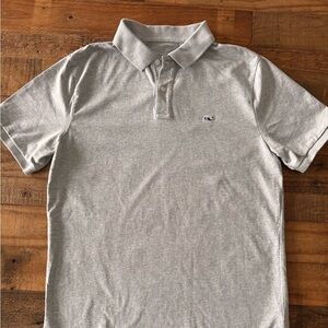 Vineyard Vines Men's Gray Polo Shirt! Excellent Condition!